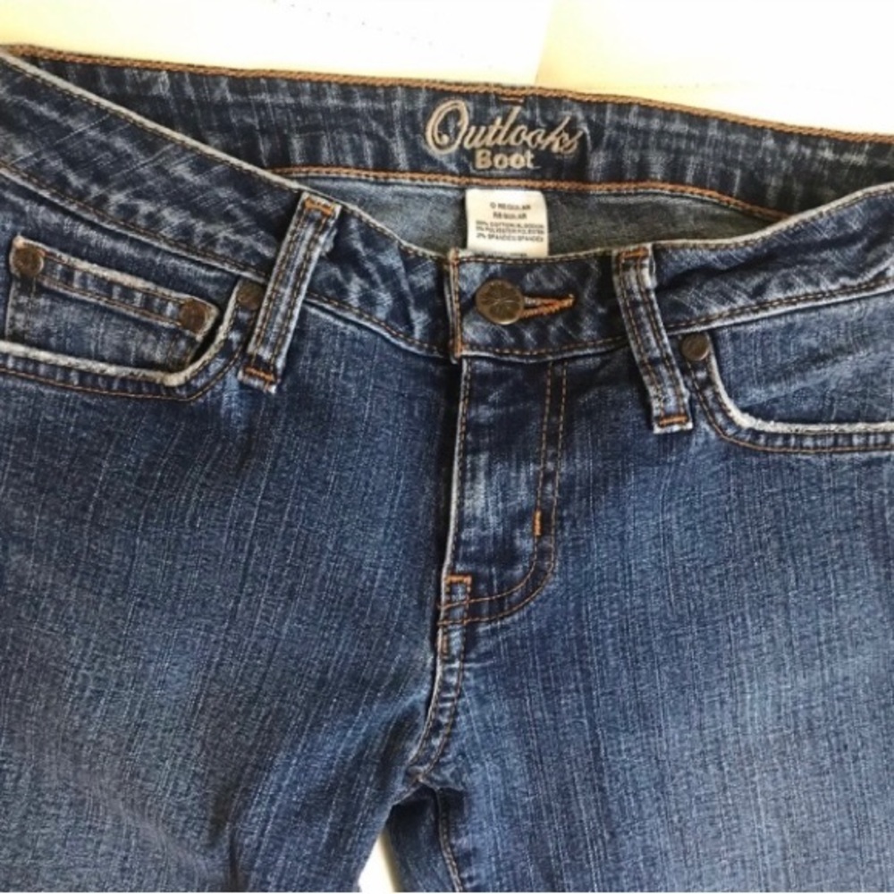 Outlooks Bootcut Jeans, Size 0 - Picture 5 of 5